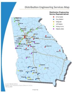 Engineering & Energy Services Map | Electric Cities of Georgia